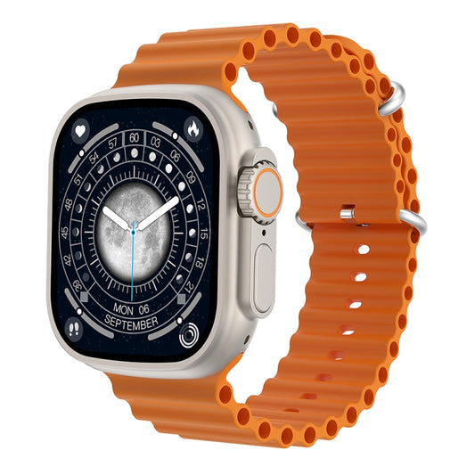 WIWU SW01 Ultra 1.9 inch IPS Screen IP68 Waterproof Bluetooth Smart Watch, Support Heart Rate Monitoring(Orange) - Smart Watches by WIWU | Online Shopping UK | buy2fix