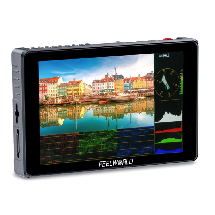 FEELWORLD S7 7-inch 12G-SDI HDMI2.0 Camera Field Monitor High Brightness1600nit Touchscreen (Black) - On-camera Monitors by FEELWORLD | Online Shopping UK | buy2fix