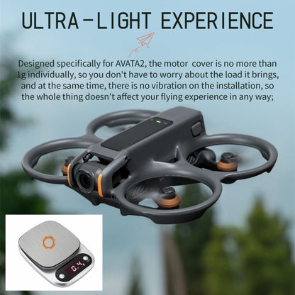 Fr DJI Avata 2 STARTRC Motor Protective Cover (Black+Orange) - Other by STARTRC | Online Shopping UK | buy2fix