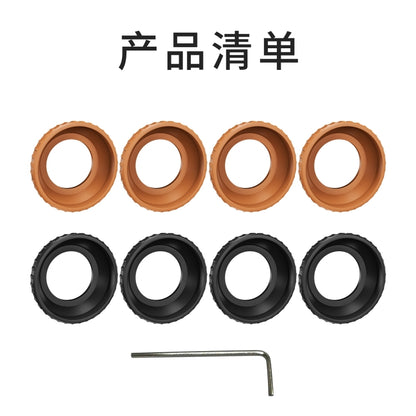 Fr DJI Avata 2 STARTRC Motor Protective Cover (Black+Orange) - Other by STARTRC | Online Shopping UK | buy2fix