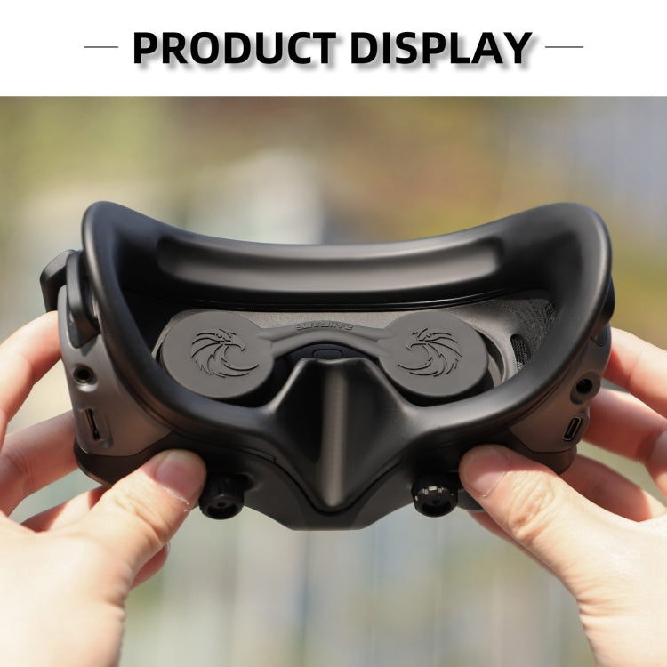 For DJI Goggles 2 / Goggles 3 Lens Cover Dust-proof VR Lens Silicone Case Soft Protector (Black) - Cases & Bags by Sunnylife | Online Shopping UK | buy2fix