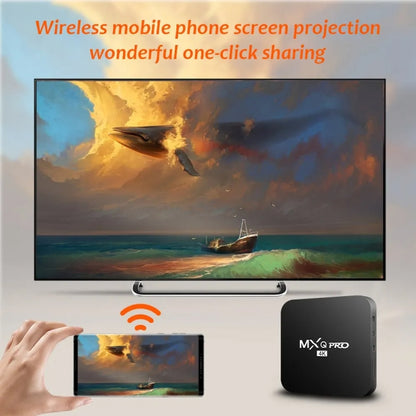 MXQ Pro 4K TV Box Rockchip RK3228A Quad Core CPU Android 7.1, 1GB+8GB wtih Remote Control, EU Plug - RK3228A by buy2fix | Online Shopping UK | buy2fix
