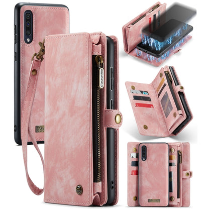 CaseMe-008 For Samaung Galaxy A30S／A50S／A50 Detachable Multifunctional Flip Leather Case (Pink) - Galaxy Phone Cases by CaseMe | Online Shopping UK | buy2fix