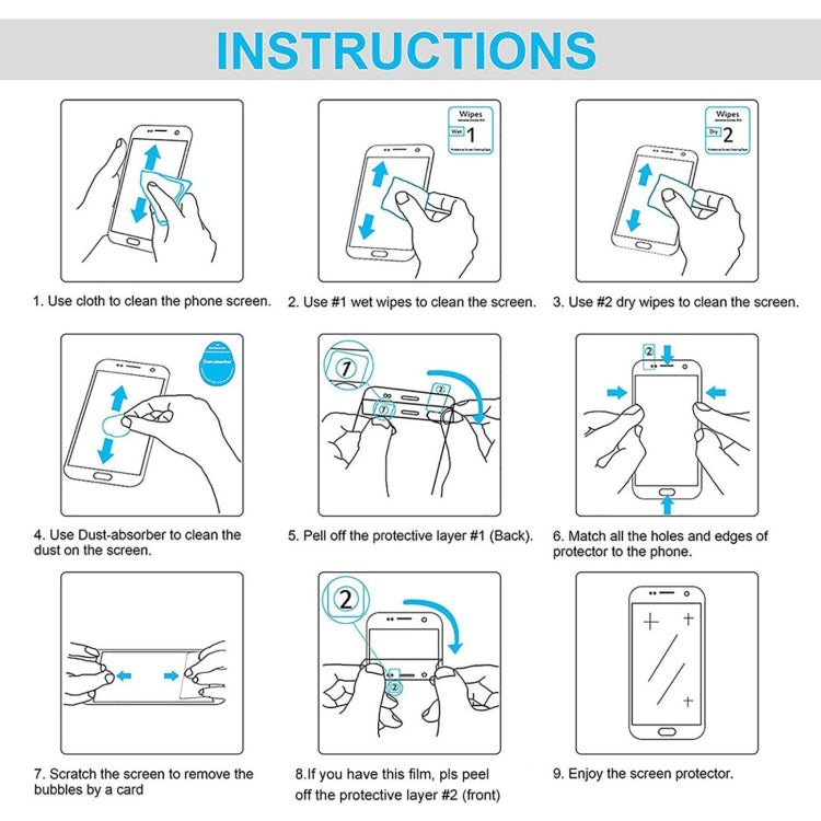 For Doogee S40 Lite 50 PCS 0.26mm 9H 2.5D Tempered Glass Film - Others by buy2fix | Online Shopping UK | buy2fix