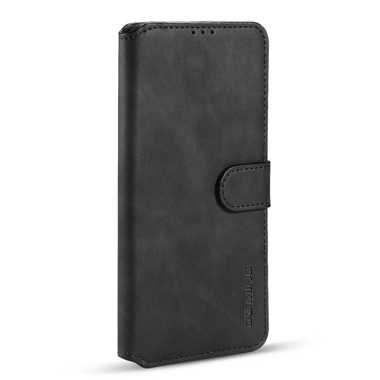 For Samsung Galaxy S21 Ultra 5G DG.MING Retro Oil Side Horizontal Flip Case with Holder & Card Slots & Wallet(Black) - Galaxy S21 5G Cases by DG.MING | Online Shopping UK | buy2fix