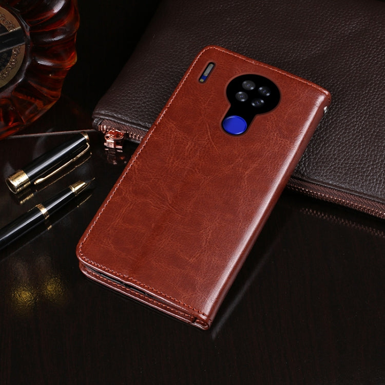 For Blackview A80S idewei Crazy Horse Texture Horizontal Flip Leather Case with Holder & Card Slots & Wallet(Brown) - More Brand by idewei | Online Shopping UK | buy2fix