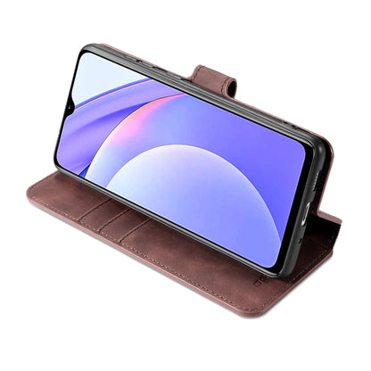 For Xiaomi Poco M3 DG.MING Retro Oil Side Horizontal Flip Leather Case with Holder & Card Slots & Wallet(Coffee) - Xiaomi Cases by DG.MING | Online Shopping UK | buy2fix