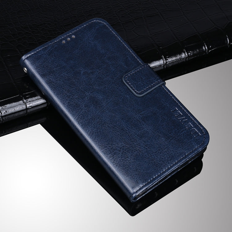 For Blackview A90 idewei Crazy Horse Texture Horizontal Flip Leather Case with Holder & Card Slots & Wallet(Dark Blue) - More Brand by idewei | Online Shopping UK | buy2fix