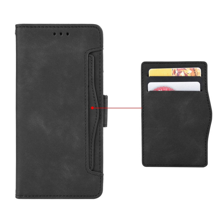 For Doogee X96 Pro Skin Feel Calf Pattern Horizontal Flip Leather Case with Holder & Card Slots & Photo Frame(Black) - More Brand by buy2fix | Online Shopping UK | buy2fix