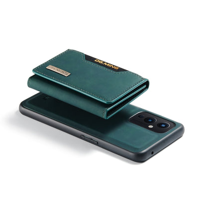 For OnePlus 9 (EU/NA) DG.MING M2 Series 3-Fold Multi Card Bag Back Cover Shockproof Case with Wallet & Holder Function(Green) - OnePlus Cases by DG.MING | Online Shopping UK | buy2fix