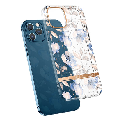 For iPhone 11 High Translucent Electroplating Flower Pattern TPU + PC Shockproof Case (Cherry Blossoms) - iPhone 11 Cases by buy2fix | Online Shopping UK | buy2fix