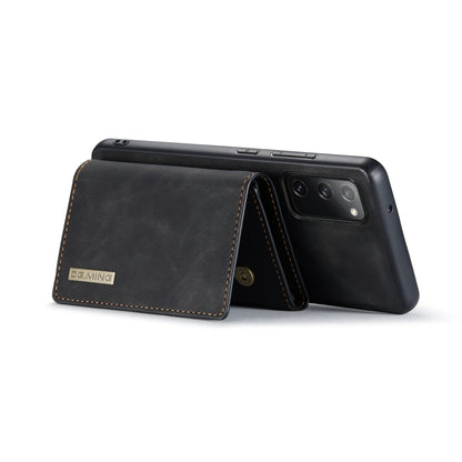 For Samsung Galaxy S20 FE DG.MING M1 Series 3-Fold Multi Card Wallet  Back Cover Shockproof Case with Holder Function(Black) - Galaxy S20 FE Cases by DG.MING | Online Shopping UK | buy2fix