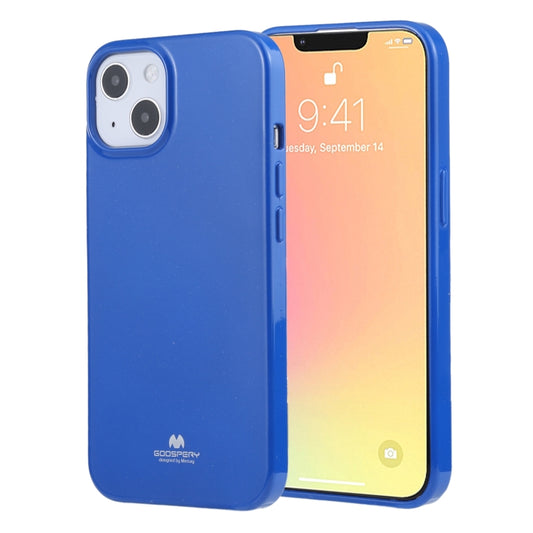 For iPhone 13 mini GOOSPERY JELLY Full Coverage Soft Case (Blue) - iPhone 13 mini Cases by GOOSPERY | Online Shopping UK | buy2fix