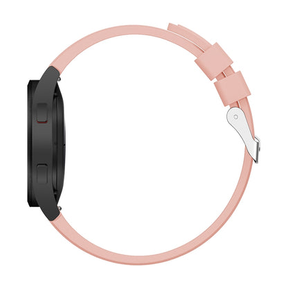 For Samsung Galaxy Watch4 44mm Silicone Watch Band(Pink) - Watch Bands by buy2fix | Online Shopping UK | buy2fix