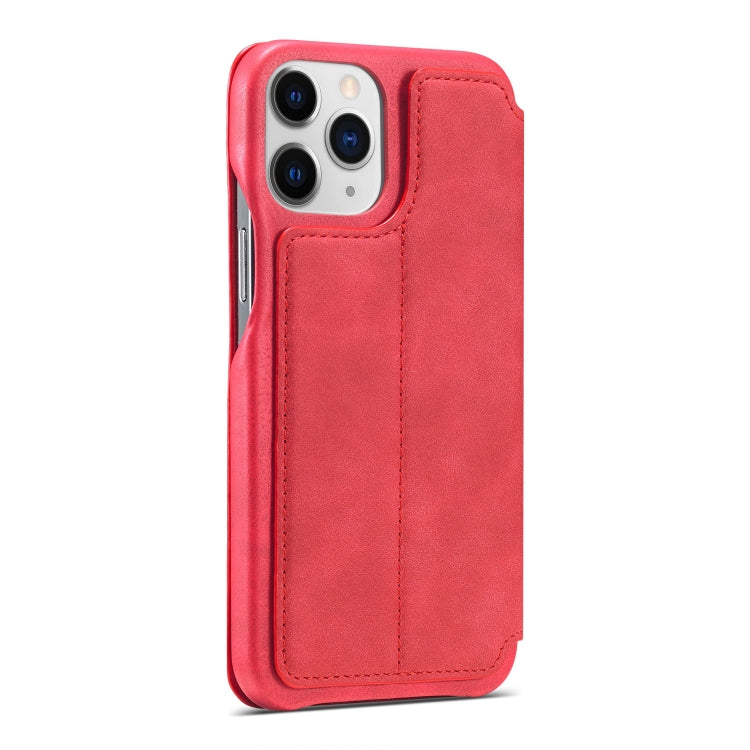 For iPhone 13 Pro Max LC.IMEEKE Hon Ancient Series Horizontal Flip Leather Case with Holder & Card Slot (Red) - iPhone 13 Pro Max Cases by LC.IMEEKE | Online Shopping UK | buy2fix