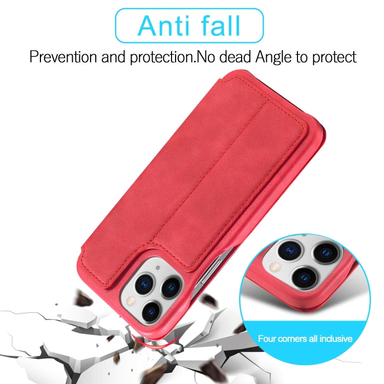 For iPhone 13 Pro Max LC.IMEEKE Hon Ancient Series Horizontal Flip Leather Case with Holder & Card Slot (Red) - iPhone 13 Pro Max Cases by LC.IMEEKE | Online Shopping UK | buy2fix