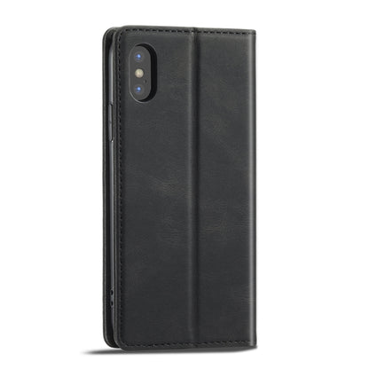 For iPhone XR Forwenw F2 Series Magnetic Horizontal Flip Leather Case with Holder & Card Slots & Wallet(Black) - More iPhone Cases by Forwenw | Online Shopping UK | buy2fix