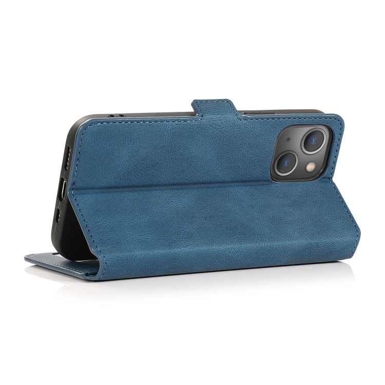 For iPhone 13 Pro Max Retro Magnetic Closing Clasp Horizontal Flip Leather Case with Holder & Card Slots & Photo Frame & Wallet (Navy Blue) - iPhone 13 Pro Max Cases by buy2fix | Online Shopping UK | buy2fix