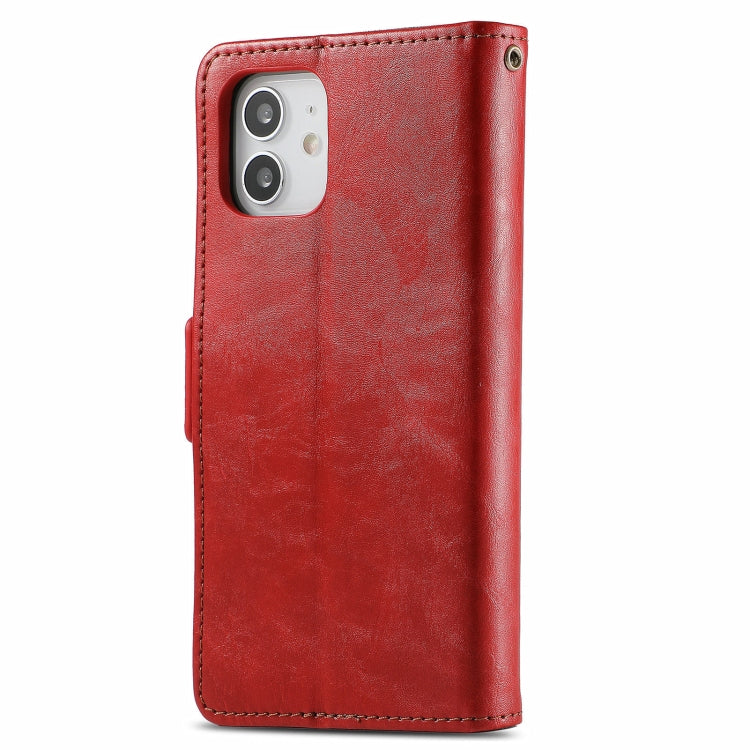 For iPhone 13 CaseNeo Business Splicing Dual Magnetic Buckle Horizontal Flip PU Leather Case with Holder & Card Slots & Wallet(Red) - iPhone 13 Cases by buy2fix | Online Shopping UK | buy2fix