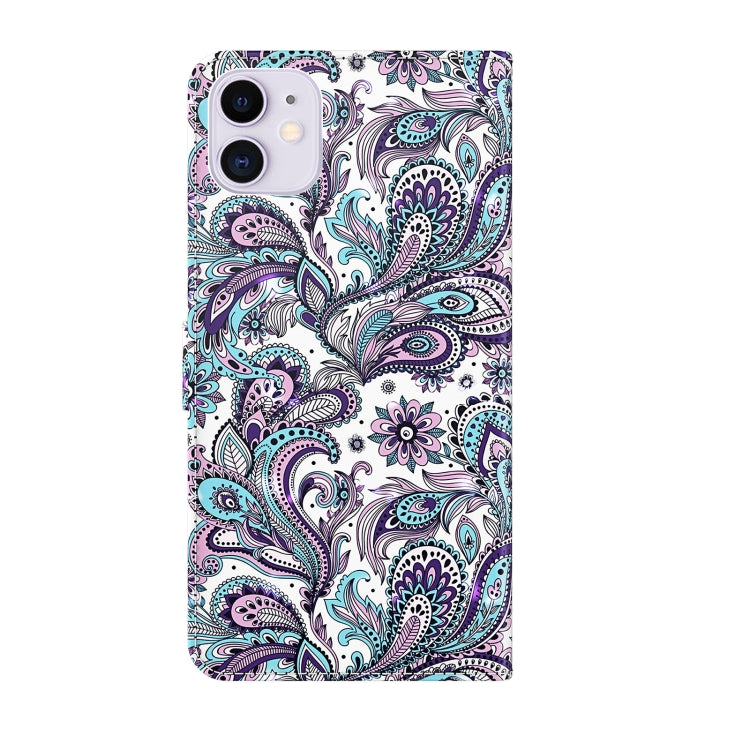 For iPhone 13 Pro 3D Painting Pattern Horizontal Flip TPU + PU Leather Case with Holder & Card Slots & Wallet (Swirl Pattern) - iPhone 13 Pro Cases by buy2fix | Online Shopping UK | buy2fix