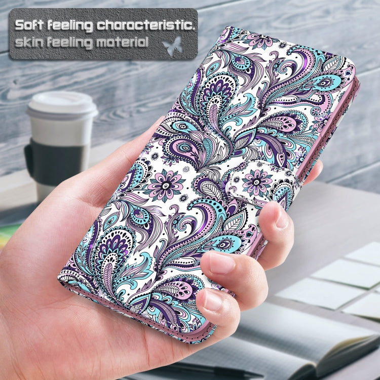 For iPhone 13 Pro 3D Painting Pattern Horizontal Flip TPU + PU Leather Case with Holder & Card Slots & Wallet (Swirl Pattern) - iPhone 13 Pro Cases by buy2fix | Online Shopping UK | buy2fix