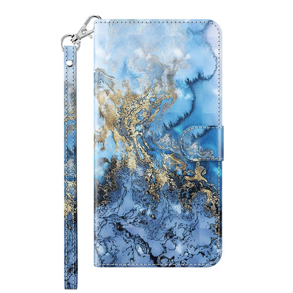 For Motorola Moto G30/G10/G20 3D Painting Pattern Horizontal Flip TPU + PU Leather Case with Holder & Card Slots & Wallet(Milky Way) - Motorola Cases by buy2fix | Online Shopping UK | buy2fix