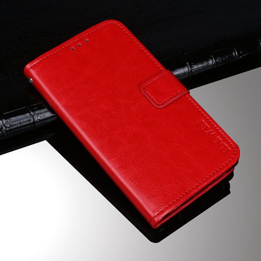 idewei Crazy Horse Texture Horizontal Flip Leather Case with Holder & Card Slots & Wallet For Doogee N40 Pro(Red) - More Brand by idewei | Online Shopping UK | buy2fix