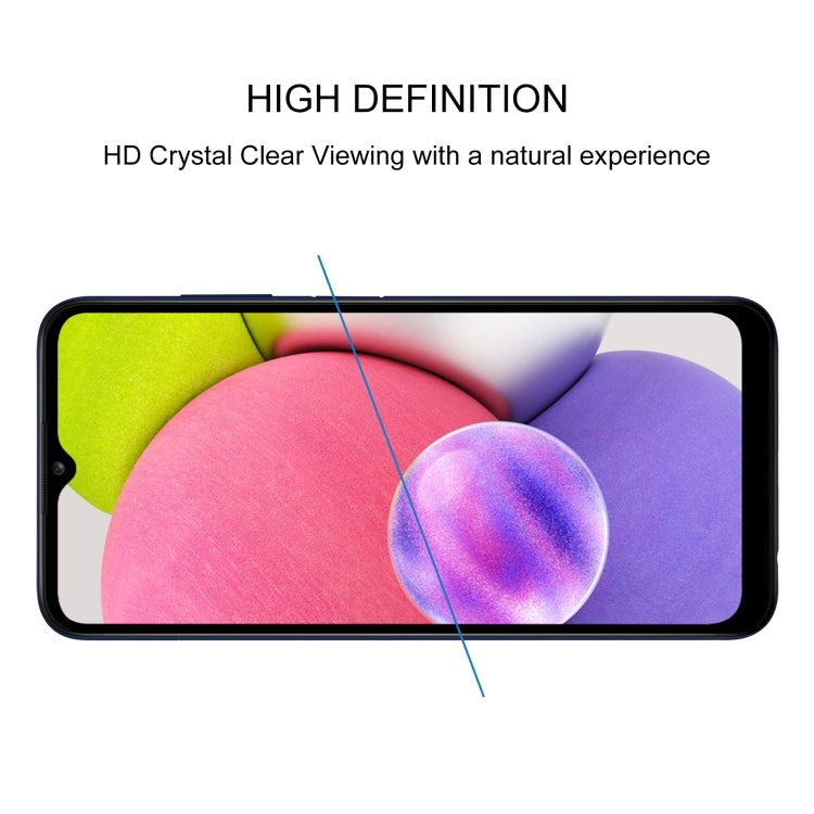 For Samsung Galaxy A03s Full Glue Full Cover Screen Protector Tempered Glass Film - Galaxy Tempered Glass by buy2fix | Online Shopping UK | buy2fix
