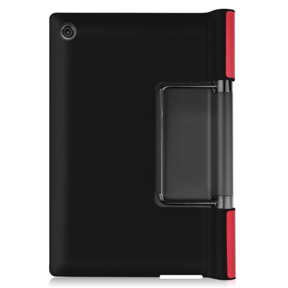 For Lenovo Yoga Tab 11 / YT-J706X Custer Texture Horizontal Flip PU Leather Case with Holder & Sleep / Wake-up Function(Red) - Lenovo by buy2fix | Online Shopping UK | buy2fix