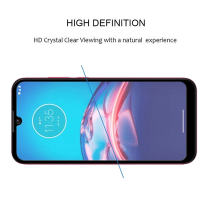 For Motorola Moto E6i Full Glue Full Cover Screen Protector Tempered Glass Film - Motorola Tempered Glass by buy2fix | Online Shopping UK | buy2fix