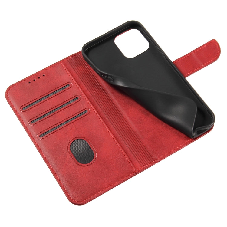 For iPhone 13 Pro Calf Texture Buckle Horizontal Flip Leather Case with Holder & Card Slots & Wallet (Red) - iPhone 13 Pro Cases by buy2fix | Online Shopping UK | buy2fix