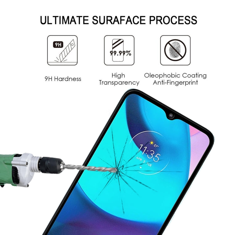 For Motorola Moto E20 Full Glue Full Screen Tempered Glass Film - Motorola Tempered Glass by buy2fix | Online Shopping UK | buy2fix