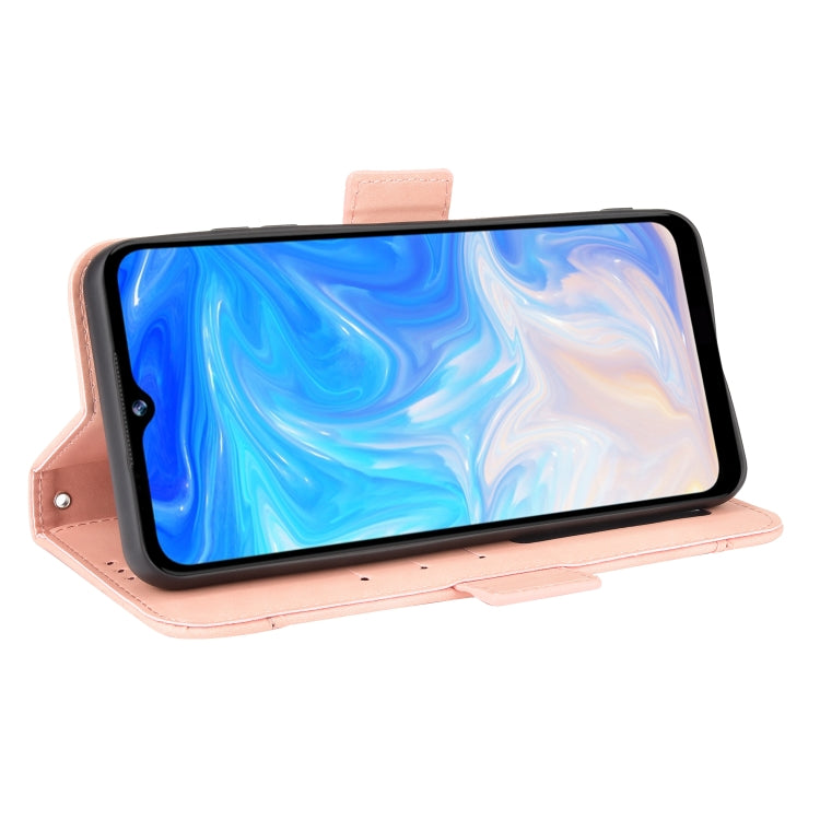 For Doogee N40 Pro Skin Feel Calf Pattern Horizontal Flip Leather Case with Holder & Card Slots & Photo Frame(Pink) - More Brand by buy2fix | Online Shopping UK | buy2fix