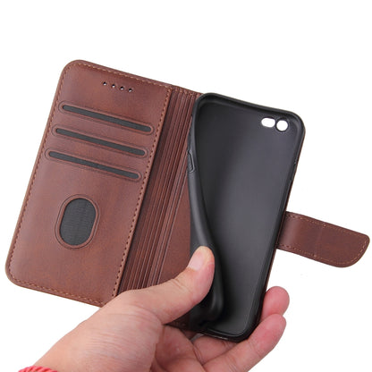 Calf Texture Buckle Horizontal Flip Leather Case with Holder & Card Slots & Wallet For iPhone 6 Plus & 6s Plus(Brown) - More iPhone Cases by buy2fix | Online Shopping UK | buy2fix