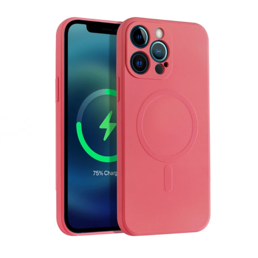 For iPhone 13 Pro Liquid Silicone Full Coverage Shockproof Magsafe Case (Red) - iPhone 13 Pro Cases by buy2fix | Online Shopping UK | buy2fix