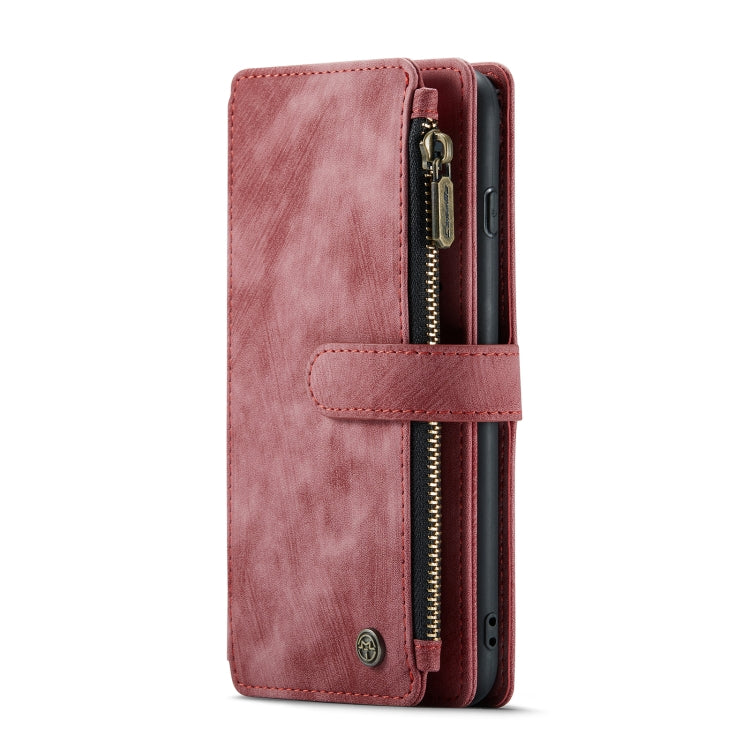 CaseMe-C30 PU + TPU Multifunctional Horizontal Flip Leather Case with Holder & Card Slot & Wallet & Zipper Pocket For iPhone 8 Plus & 7 Plus & 6 Plus(Red) - More iPhone Cases by CaseMe | Online Shopping UK | buy2fix