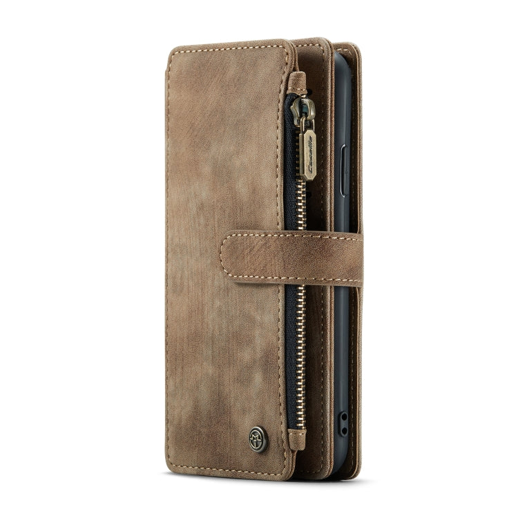 For iPhone XR CaseMe-C30 PU + TPU Multifunctional Horizontal Flip Leather Case with Holder & Card Slot & Wallet & Zipper Pocket(Brown) - More iPhone Cases by CaseMe | Online Shopping UK | buy2fix