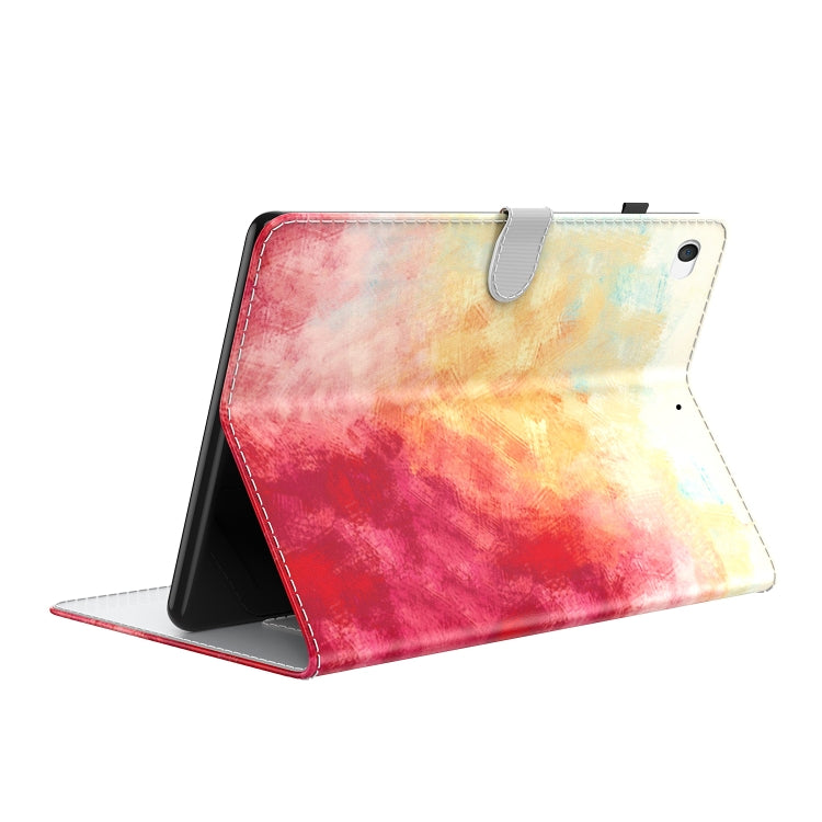 Watercolor Pattern Skin Feel Magnetic Horizontal Flip PU Leather Case with Holder & Card Slots & Photo Frame & Sleep / Wake-up Function For iPad mini 5 / 4 / 3 / 2 / 1(Spring Cherry) - iPad mini (2019) / mini 5 Cases by buy2fix | Online Shopping UK | buy2fix