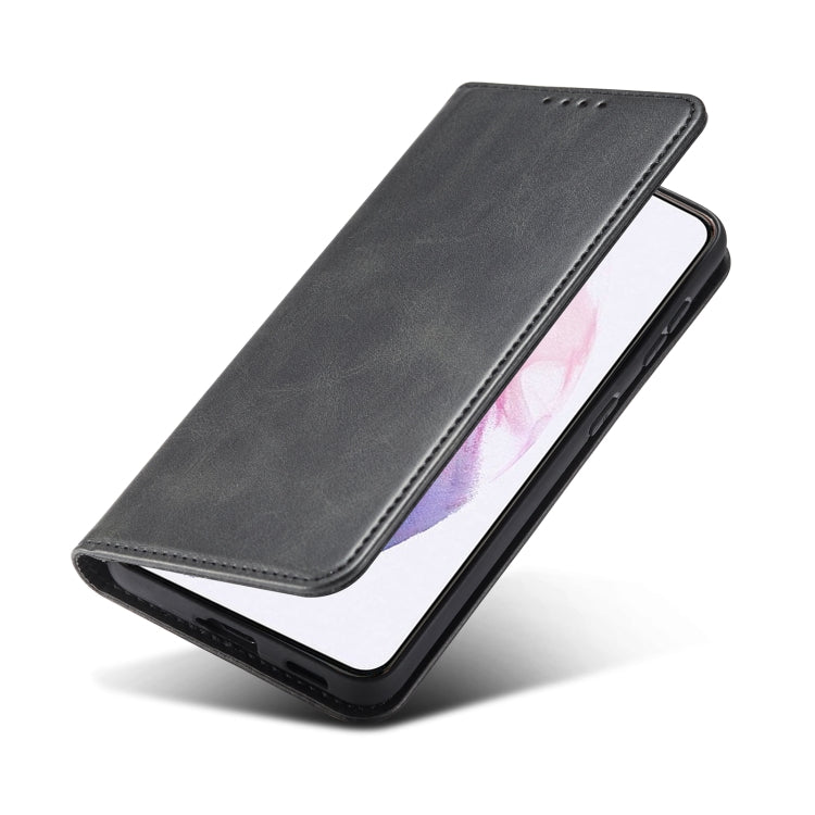 For Google Pixel 4a 4G Calf Texture Magnetic Horizontal Flip Leather Case with Holder & Card Slots & Wallet(Black) - Google Cases by buy2fix | Online Shopping UK | buy2fix