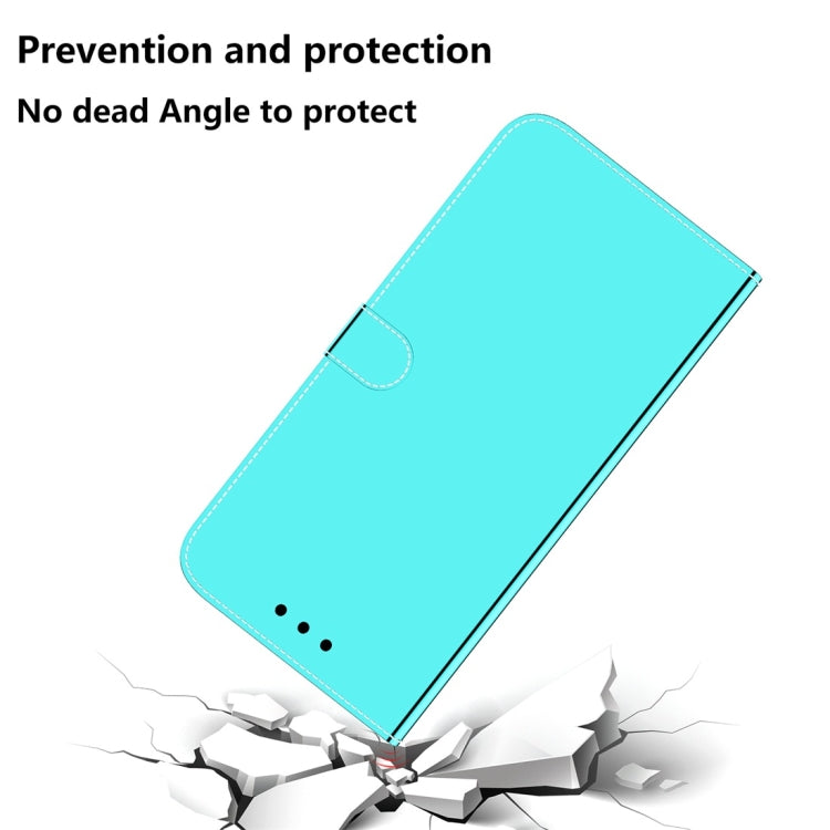 For Huawei P30 Pro Imitated Mirror Surface Horizontal Flip Leather Case with Holder & Card Slots & Wallet & Lanyard(Mint Green) - Huawei Cases by buy2fix | Online Shopping UK | buy2fix
