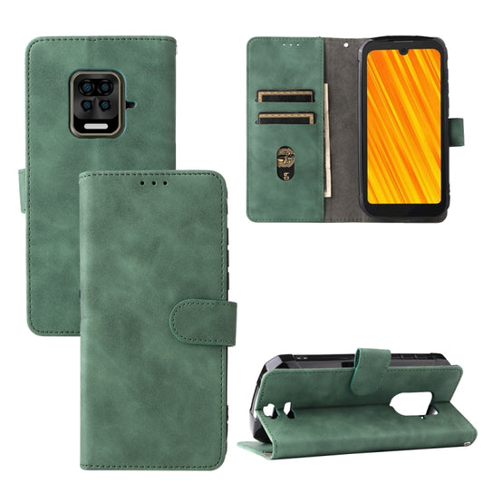 For Doogee S59 / S59 Pro Solid Color Skin Feel Magnetic Buckle Horizontal Flip Calf Texture PU Leather Case with Holder & Card Slots & Wallet(Green) - More Brand by buy2fix | Online Shopping UK | buy2fix
