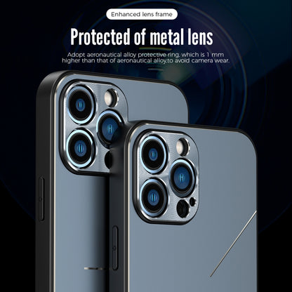 For iPhone 11 Pro Max R-JUST RJ-52 3-Line Style Metal TPU Shockproof Protective Case (Silver) - iPhone 11 Pro Max Cases by R-JUST | Online Shopping UK | buy2fix