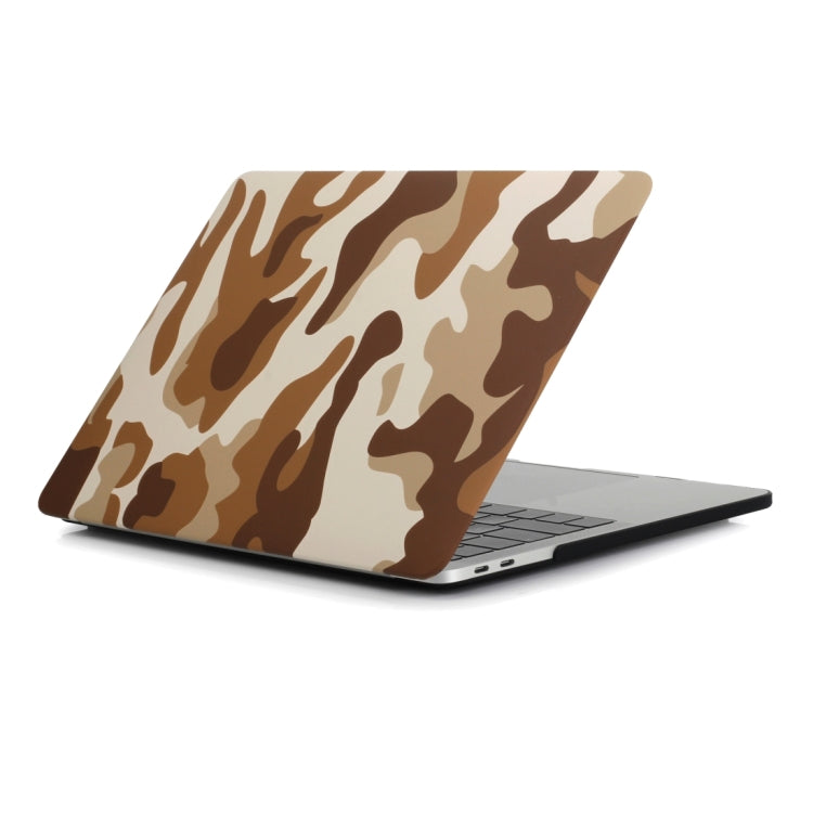 Camouflage Pattern Laptop Water Decals PC Protective Case For Macbook Pro 15.4 inch A1286(Brown Camouflage) - MacBook Pro Cases by buy2fix | Online Shopping UK | buy2fix