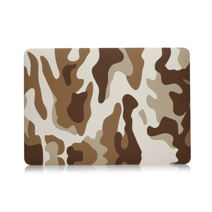 For MacBook Air 13.3 inch A1932 / A2179 / A2337 Camouflage Pattern Laptop Water Decals PC Protective Case(Brown Camouflage) - MacBook Air Cases by buy2fix | Online Shopping UK | buy2fix