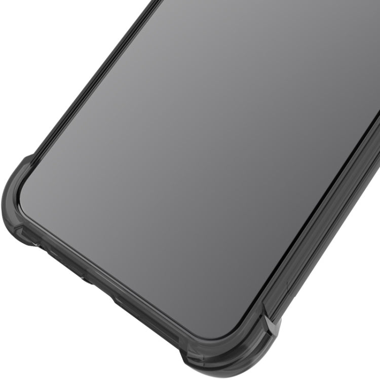 For Google Pixel 5a 5G IMAK All-inclusive Shockproof Airbag TPU Case with Screen Protector(Transparent Black) - Google Cases by imak | Online Shopping UK | buy2fix