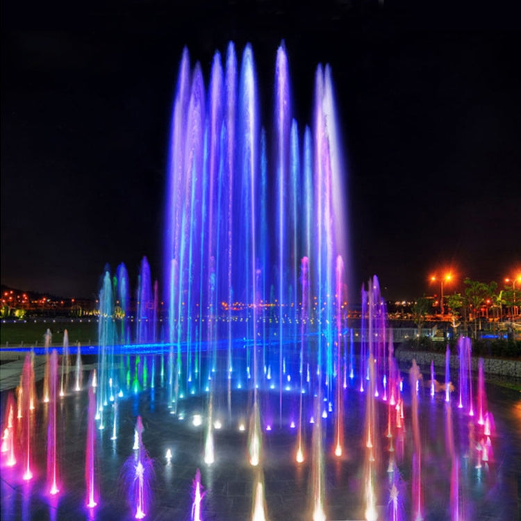 24W Landscape Colorful Color Changing Ring LED Stainless Steel Underwater Fountain Light(Colorful) - Underwater Lights by buy2fix | Online Shopping UK | buy2fix