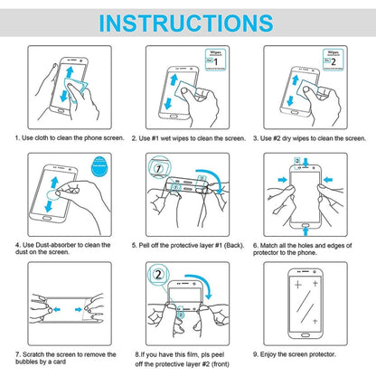 10 PCS 0.26mm 9H 2.5D Tempered Glass Film For Doogee X55 - For Doogee by buy2fix | Online Shopping UK | buy2fix