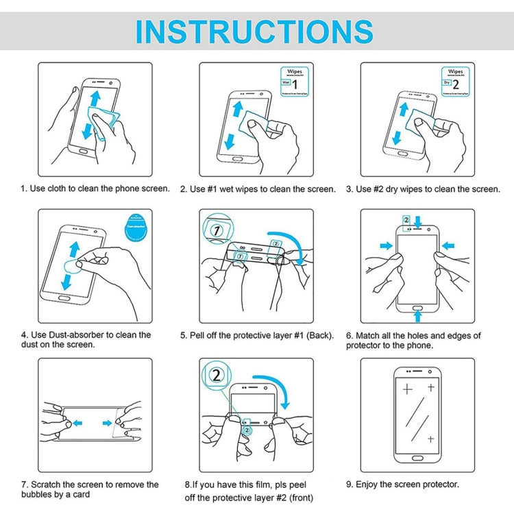 10 PCS 0.26mm 9H 2.5D Tempered Glass Film For Ulefone X - Ulefone Tempered Glass by buy2fix | Online Shopping UK | buy2fix