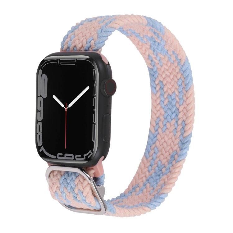 Nylon Braid Strap Watch Band For Apple Watch Ultra 49mm&Watch Ultra 2 49mm / Series 9&8&7 45mm / SE 3&SE 2&6&SE&5&4 44mm / 3&2&1 42mm(51) - Watch Bands by buy2fix | Online Shopping UK | buy2fix