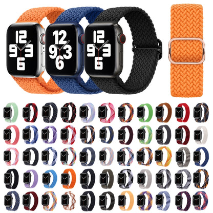 Nylon Braid Strap Watch Band For Apple Watch Ultra 49mm&Watch Ultra 2 49mm / Series 9&8&7 45mm / SE 3&SE 2&6&SE&5&4 44mm / 3&2&1 42mm(31) - Watch Bands by buy2fix | Online Shopping UK | buy2fix